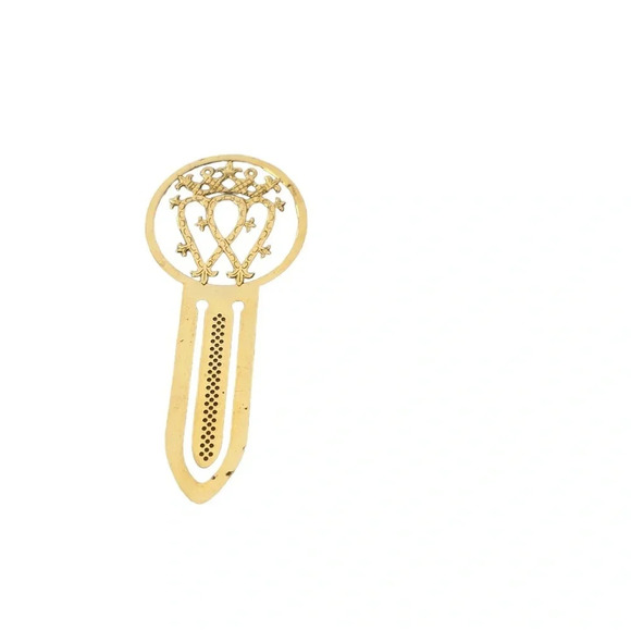 Vintage Celtic Brass Bookmark Scotland - Picture 2 of 2